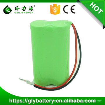 Paquete de batería recargable 2.4v ni-mh aa 2100mah